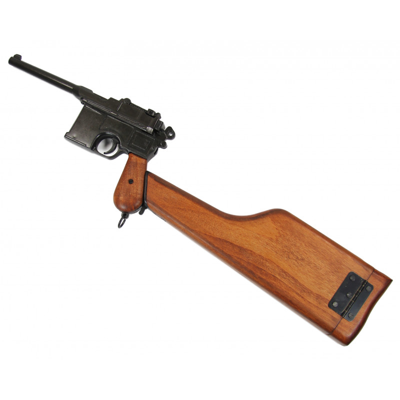 Pistolet Mauser C 96 Avec Crosse Etui En Bois