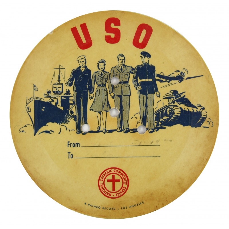 Reccord, USO, Letter on reccord Reccord, USO, Letter on reccord