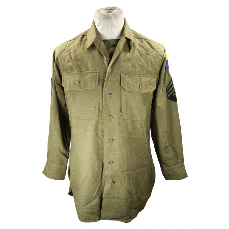 Shirt, Wool, T/4, Armored Bn. Shirt, Wool, T/4, Armored Bn.