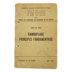 Field Manual 5-20, Camouflage principes fondamentaux, 1944 (French Version)
