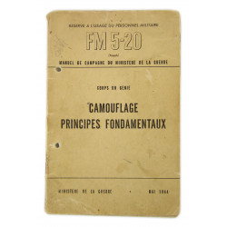 Manuel Technique, FM 5-20, Camouflage principes fondamentaux, 1944 (Version française)