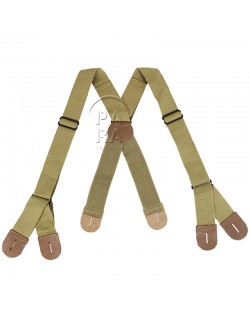 Suspenders, Jump Trousers, M-1942, khaki