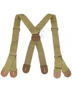 Bretelles de pantalon para US M-1942, kaki clair
