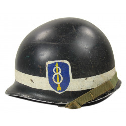 Casque M1, 8th Infantry Division, Military Police, complet