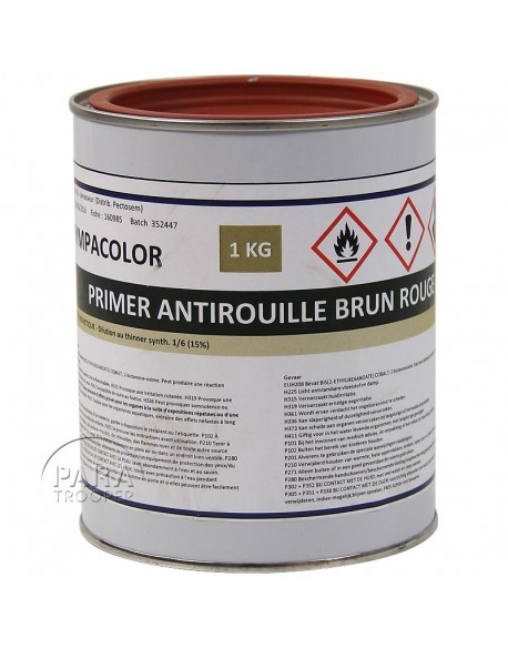 Peinture, pot 1L, antirouille Peinture, pot 1L, antirouille