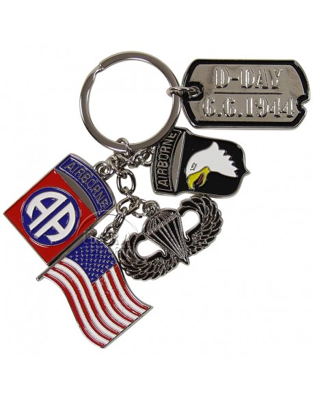 Key Ring, US Airborne (Tassel), Large