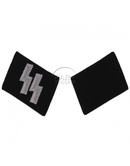 Coins de col Waffen SS, Schütze / Oberschütze Coins de col Waffen SS, Schütze / Oberschütze