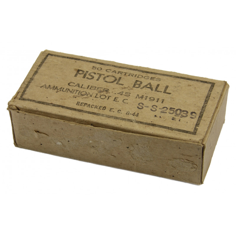 Box, Cartridges, Caliber .45, 1944 Box, Cartridges, Caliber .45, 1944