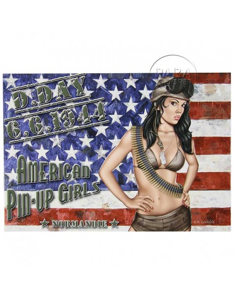 Post Card, Pin-Up flag