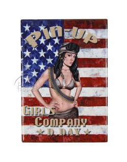 Magnet, Pin-Up, flag