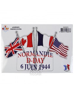 Sticker, Normandie D-Day 6 juin 1944