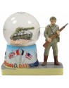 Boule à neige, char & soldat