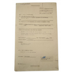 Documents "Restricted", Camp Lucky Strike, Normandie