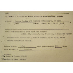 Report of Delinquency, Restricted, Montebourg