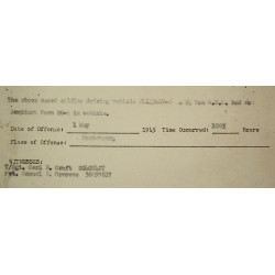Report of Delinquency, Restricted, Montebourg