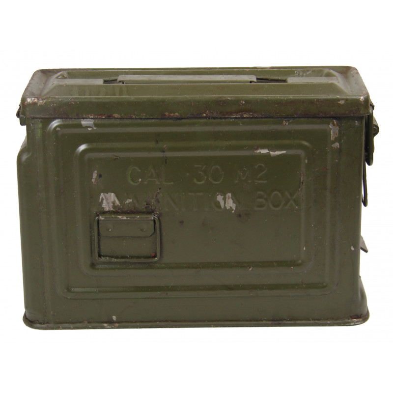 Case, Tin, Ammunition, Cal .30, Reeves Case, Tin, Ammunition, Cal .30, Reeves