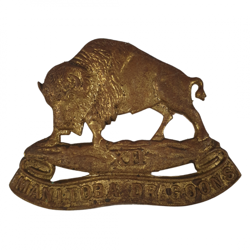 Badge, Cap, XII Manitoba Dragoons, Normandy Badge, Cap, XII Manitoba Dragoons, Normandy
