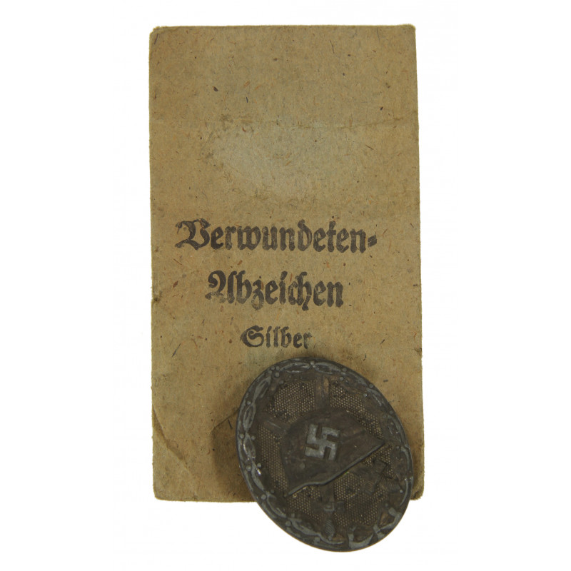 Badge, wounded, Silver Badge, wounded, Silver