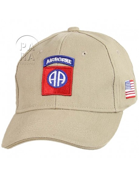 Cap, Baseball, 82nd Airborne, sand