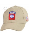 Casquette 82ème airborne, beige Casquette 82ème airborne, beige