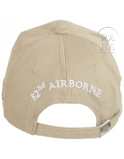 Casquette 82ème airborne, beige