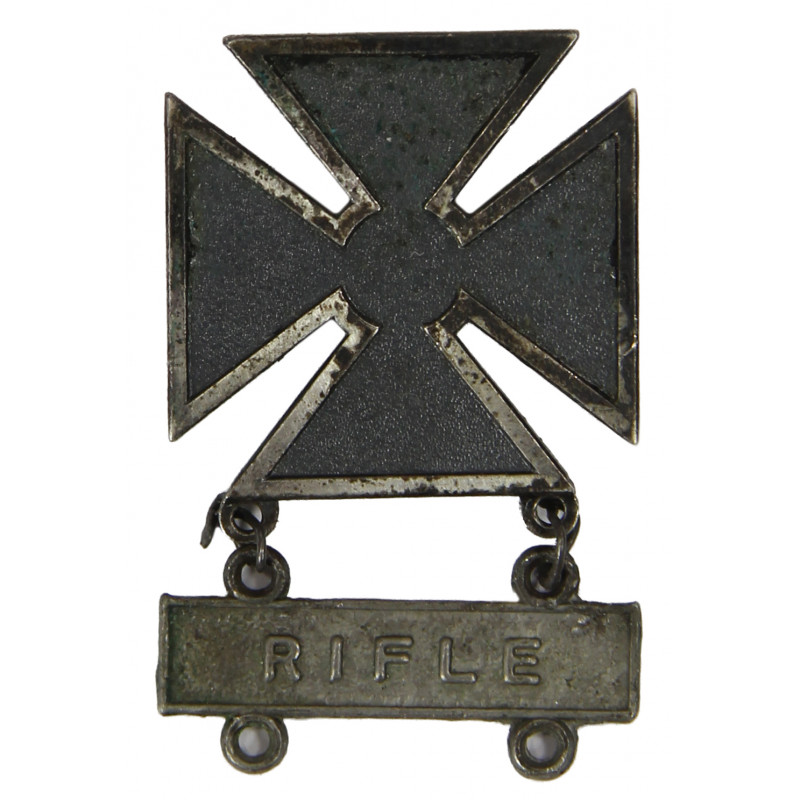 Badge, Marksman, Sterling, Rifle Badge, Marksman, Sterling, Rifle