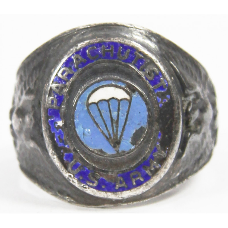 Bague US Army Parachutist, Sterling Bague US Army Parachutist, Sterling