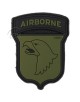 Insigne, 101st Airborne Division, tactique PVC 3D, OD