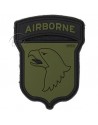 Patch, 101st Airborne Division, PVC, green Patch, 101st Airborne Division, PVC, green