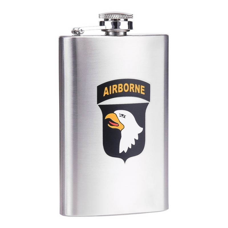Flasque, 101st Airborne, inox
