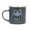 Cup, Enameled metal, Brothers in arms. Cup, Enameled metal, Brothers in arms.