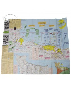 Carte IGN Normandie Jour-J, 6 Juin 1944