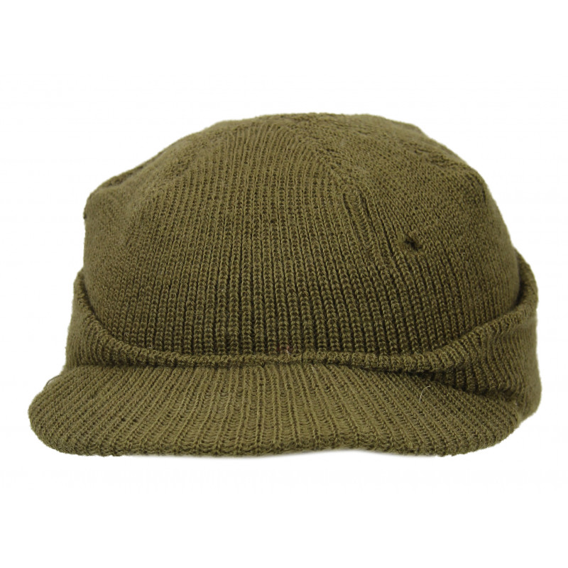 Cap, Wool Knit "Beanie", Jeep Cap, Large, 2nd Lt. Julia Fossler Cap, Wool Knit "Beanie", Jeep Cap, Large, 2nd Lt. Julia Fossler
