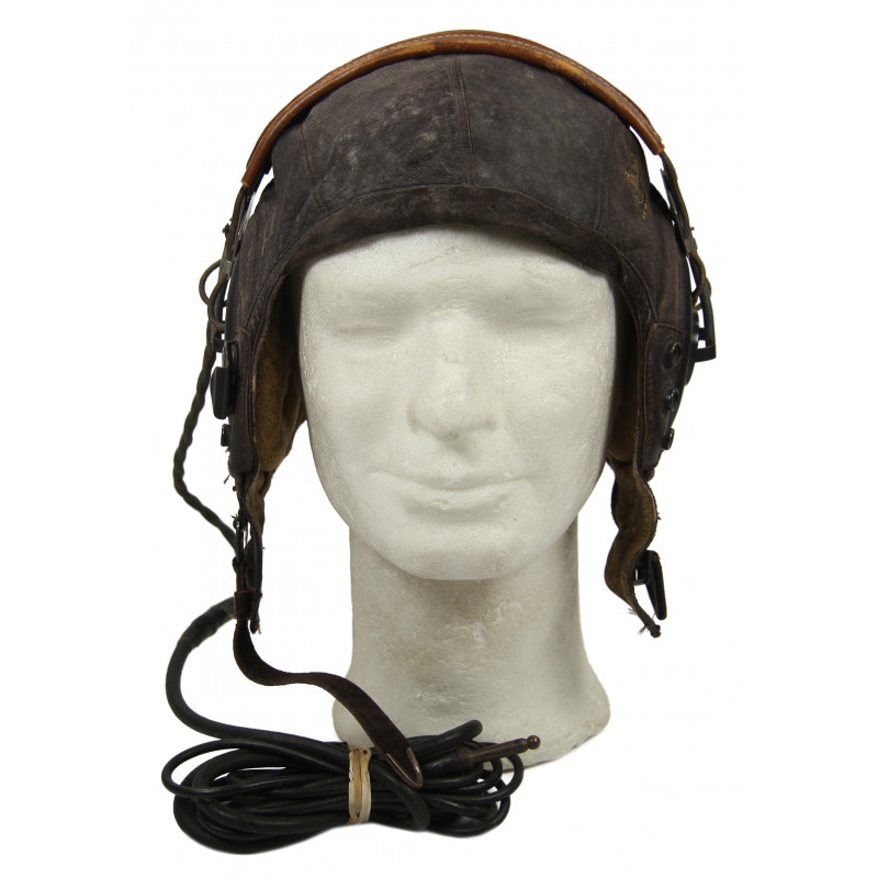 Helmet, Flying, Type A-11, with receivers Helmet, Flying, Type A-11, with receivers