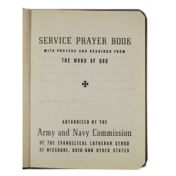 Livret de prières, Army & Navy, 1941