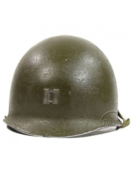 Helmet USM1, Captain, ETO bar Helmet USM1, Captain, ETO bar