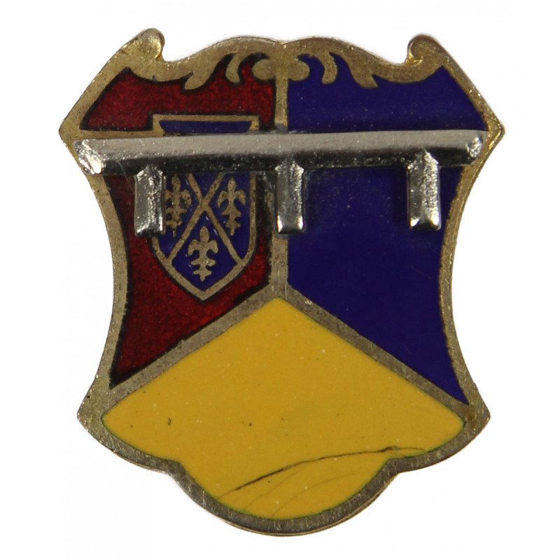 Distinctive Insignia, 66th Armored Rgt., 2nd Armored Division, Meyer, Clutch Back Distinctive Insignia, 66th Armored Rgt., 2nd Armored Division, Meyer, Clutch Back