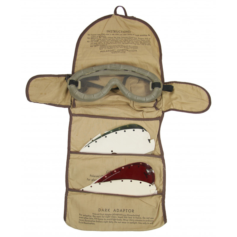 Goggles, Polaroid, Type 1021, US Army (canvas) Goggles, Polaroid, Type 1021, US Army (canvas)
