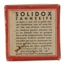Dentifrice en poudre Allemand, SOLIDOX