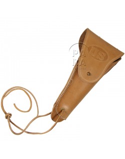 Holster, Belt, Pistol, fawn leather