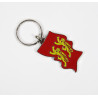 Key Chain, Normandy Flag Key Chain, Normandy Flag