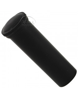 Vial, Hard Rubber, ½ Oz., Black