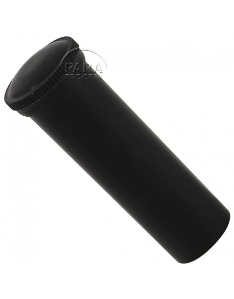 Vial, Hard Rubber, ½ Oz., Black