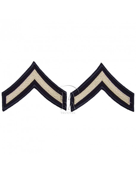 Grades en tissu de Private First Class