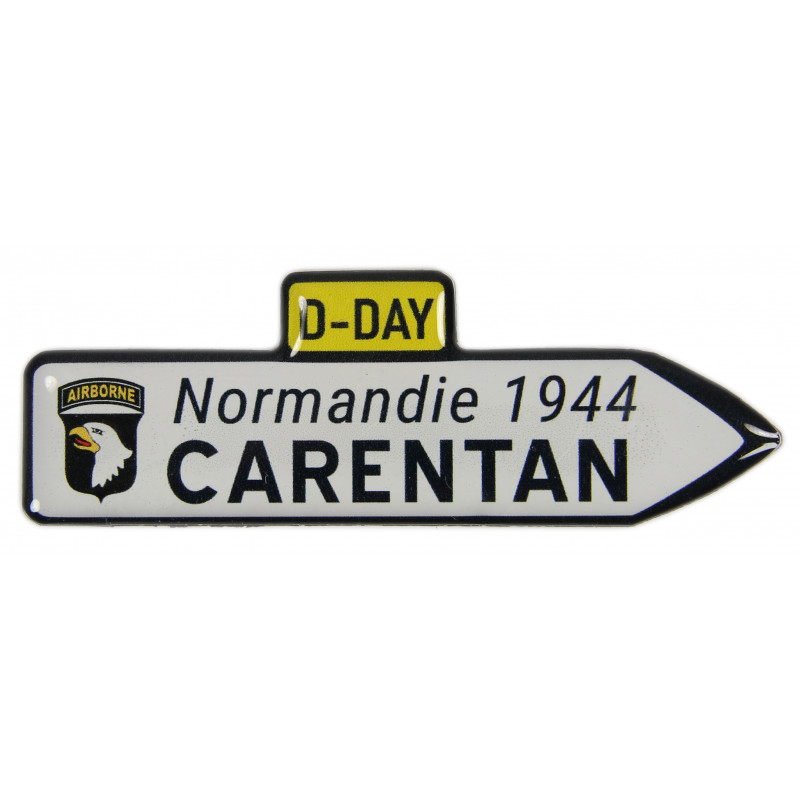 Magnet, roadsign, Carentan