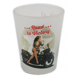 Verre à liqueur, pin up, Road to Victory