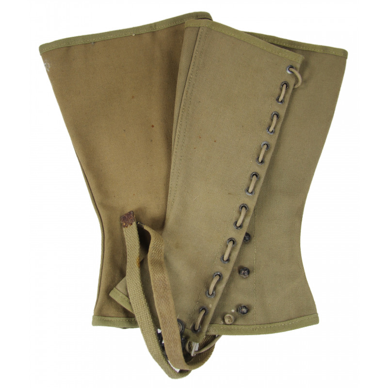 Leggings, Canvas, US Army, 3R, 1942 Leggings, Canvas, US Army, 3R, 1942