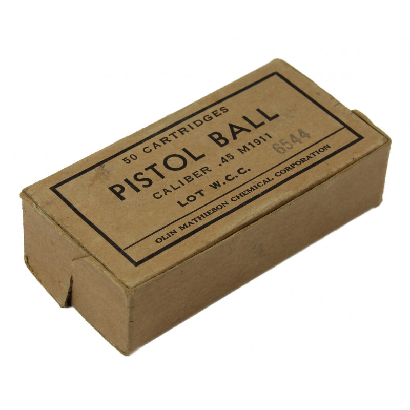 Box, Cartridge, Caliber .45, Olin Corporation Box, Cartridge, Caliber .45, Olin Corporation