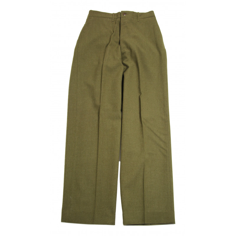 Trousers, Wool, Serge, OD, Special, 31 x 33, 1944 Trousers, Wool, Serge, OD, Special, 31 x 33, 1944