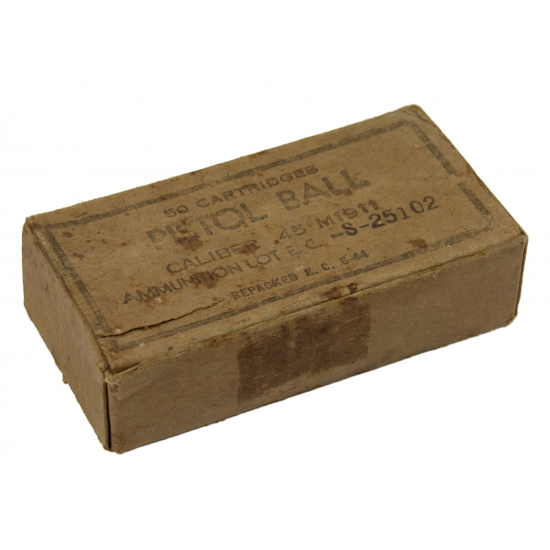Box, cartridges, .45 cal., for Pistol M1911 Box, cartridges, .45 cal., for Pistol M1911